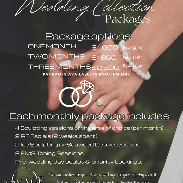 Wedding Package - ONE Month at Bodied by Vixáge in Puyallup, WA
