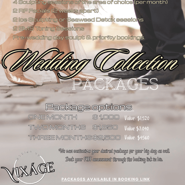 Wedding Package - TWO Months at Bodied by Vixáge in Puyallup, WA